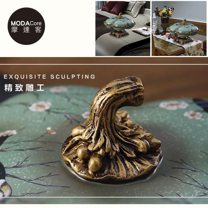 MODACore 摩達客 - ◉春節開運招財◉高級. 歐式復古比翼雙飛糖果盒擺飾