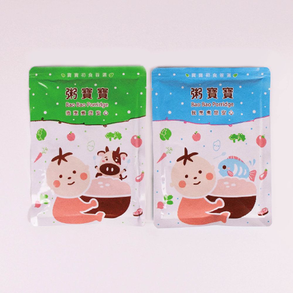 常溫粥 - 雙口味海陸組(7M+) (150g*2入/盒)