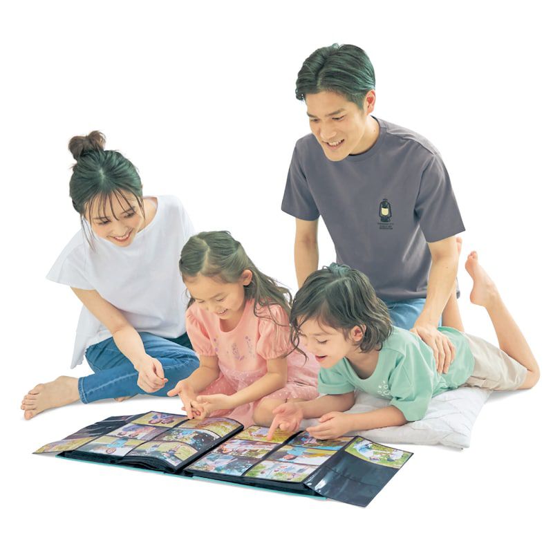 日本千趣會 - 聯名款 可收612枚大展開清新相簿-藍綠小鳥 (3x5相片)