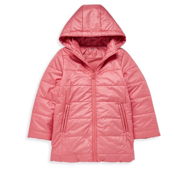 麗嬰房 Little moni - 3M科技羽絨保暖外套(女童版型)-女童版型-熱情粉