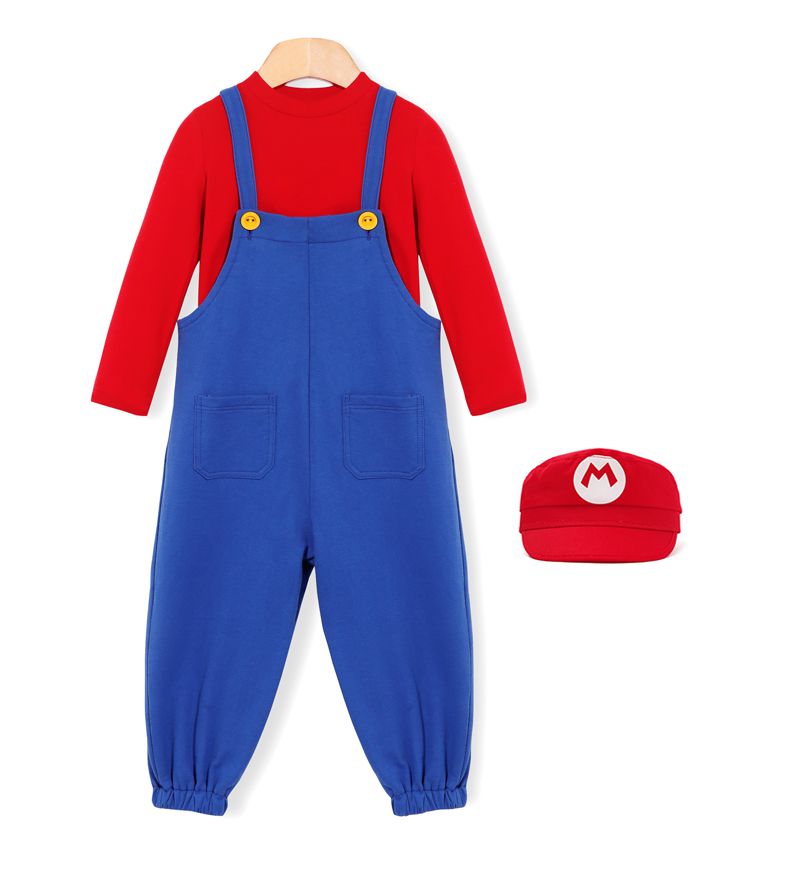 韓國 OZKIZ - 卡通男寶套裝(附帽子)/萬聖節-紅