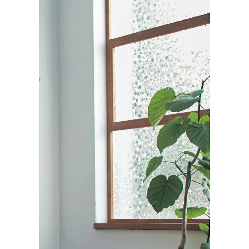 日本千趣會 - 日本製 99%抗UV光影窗貼(靜電式)-繽紛寶石 (92×90cm*2枚)