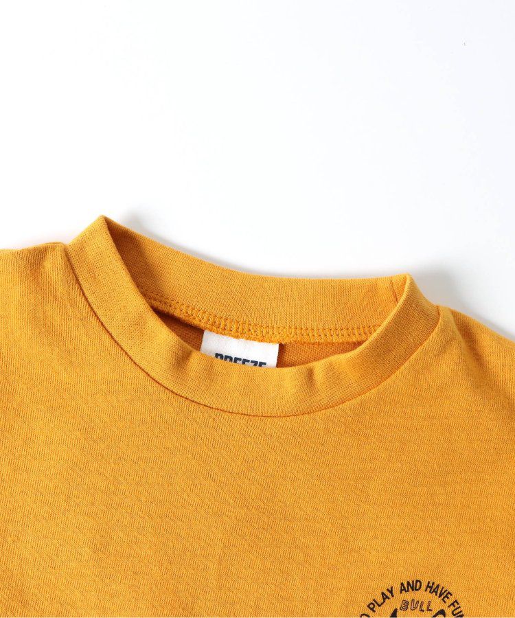 日本 BREEZE - 百搭舒適圓領薄長袖上衣-GO OUT-摩卡