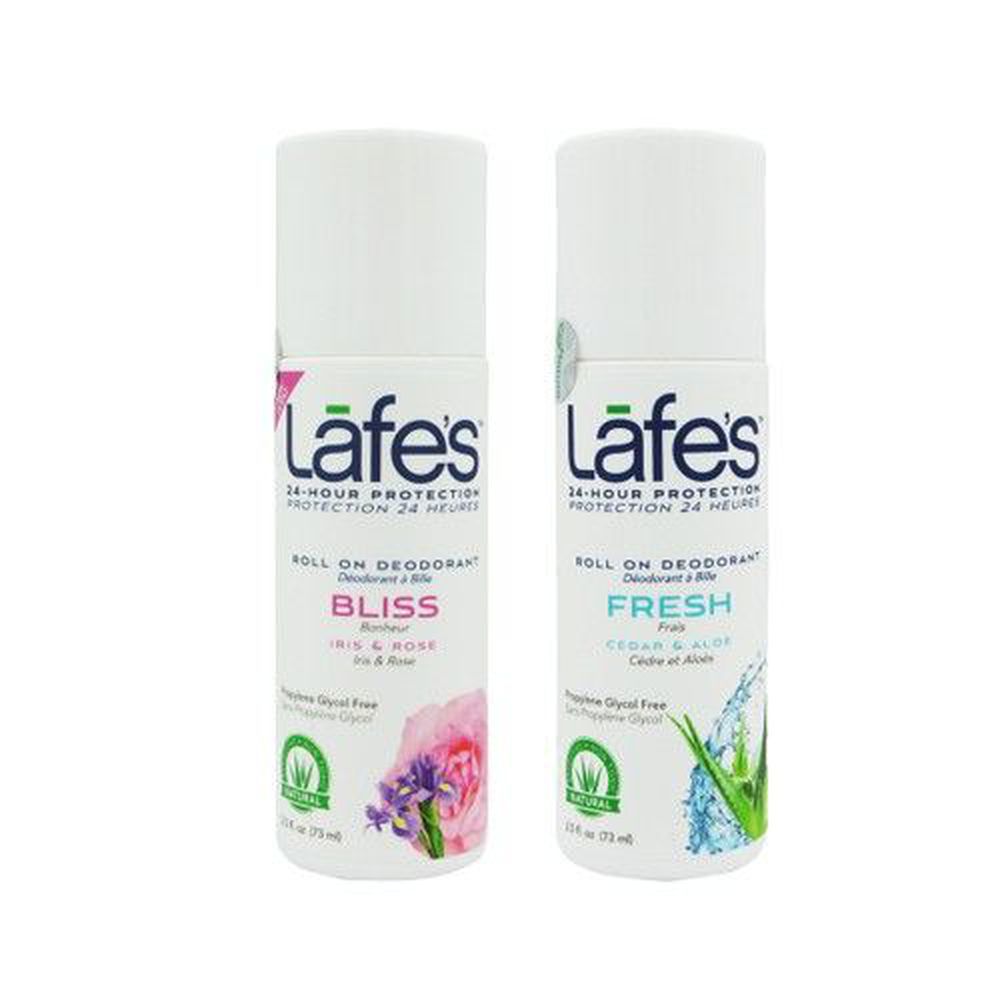 美國 Lafe's organic - 純自然體香劑雙入組-粉嫩+鼠尾草