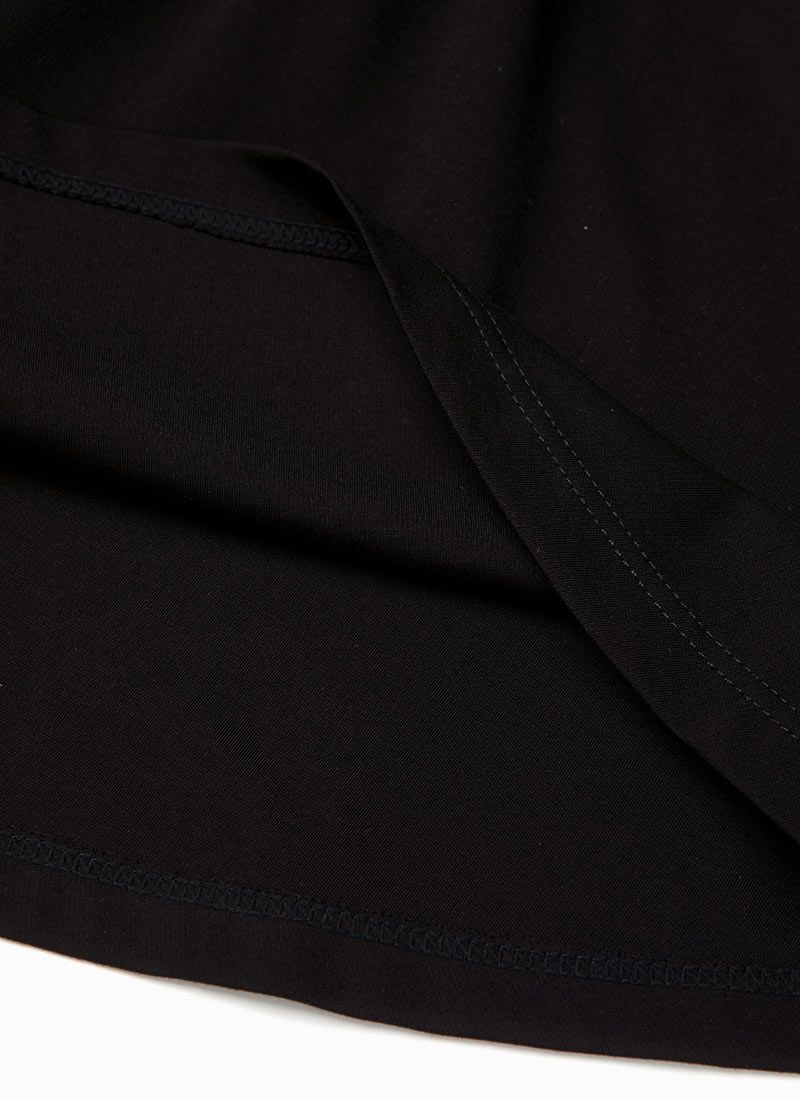 韓國 OZKIZ - 黑色返校日校服短裙套裝(附帽子/圍巾)-黑