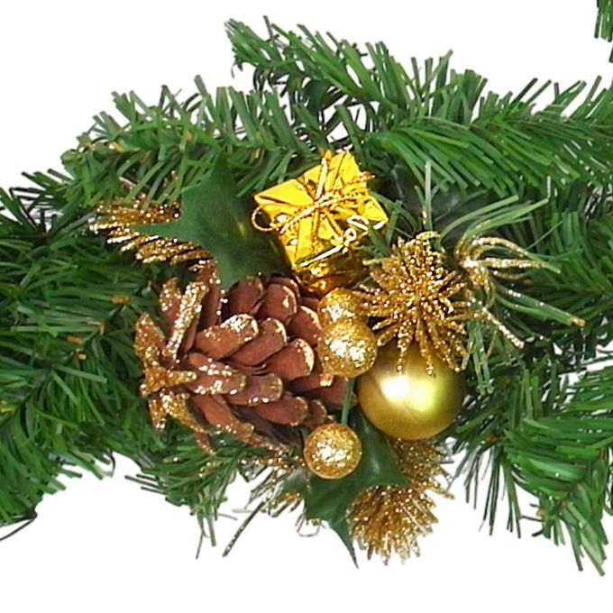 MODACore 摩達客 - 摩達客台製9呎(270cm)聖誕裝飾樹藤條 (金色系) (可彎曲調整/可掛門邊/窗邊/牆沿) 本島免運費