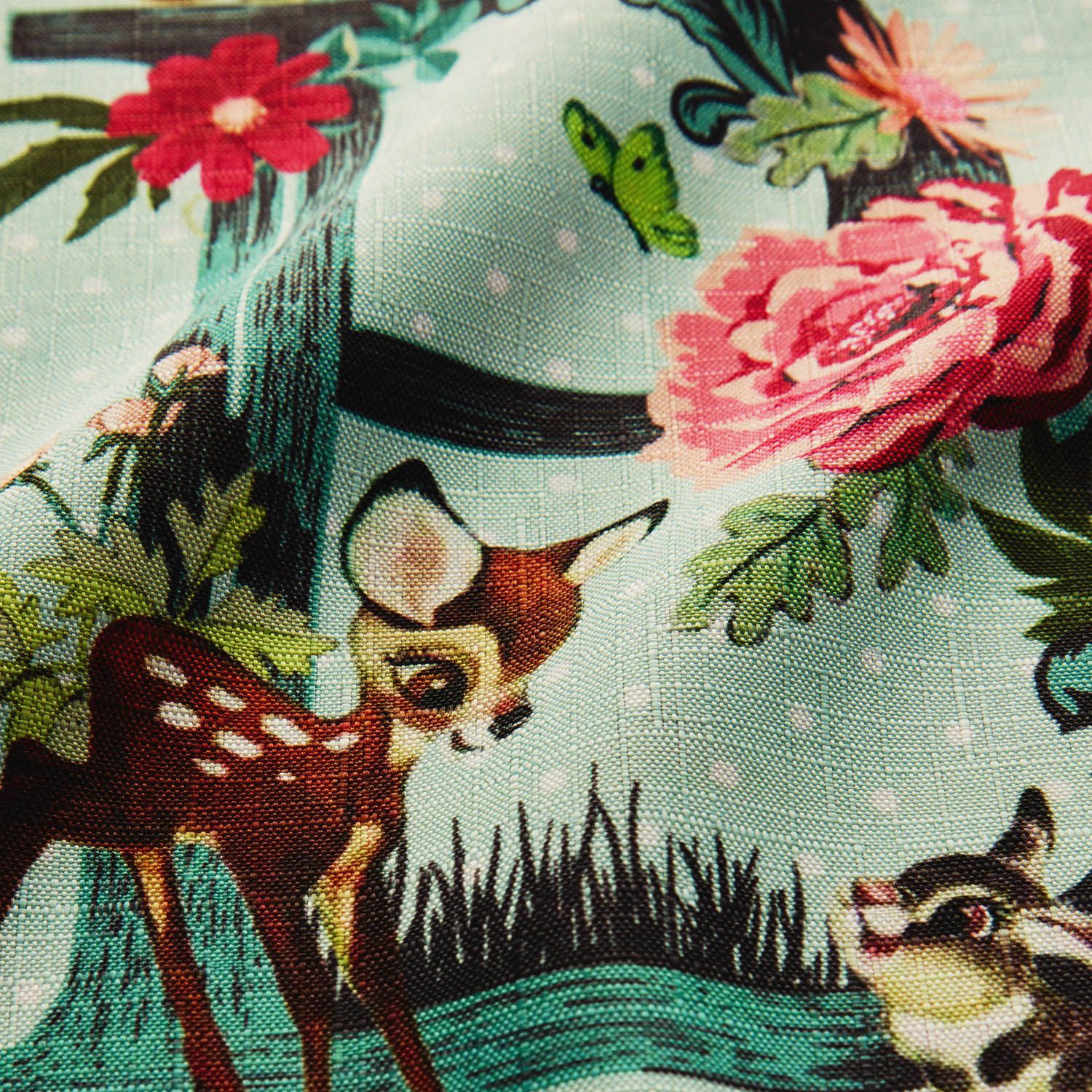 日本千趣會 - 迪士尼 防潑水餐墊兩入組-維尼花園-黃米