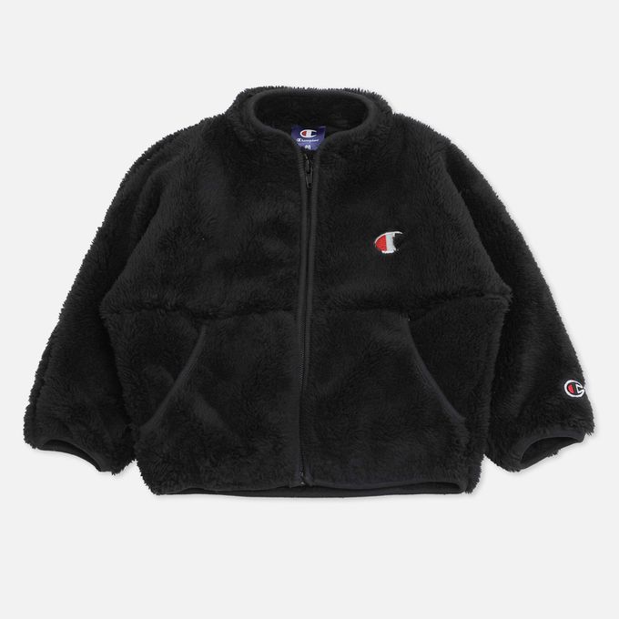 日本 Chil2 - Champion聯名 保暖毛絨外套-白