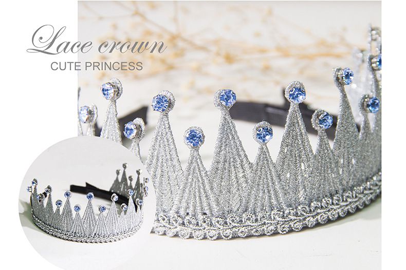 皇冠造型髮箍-銀色