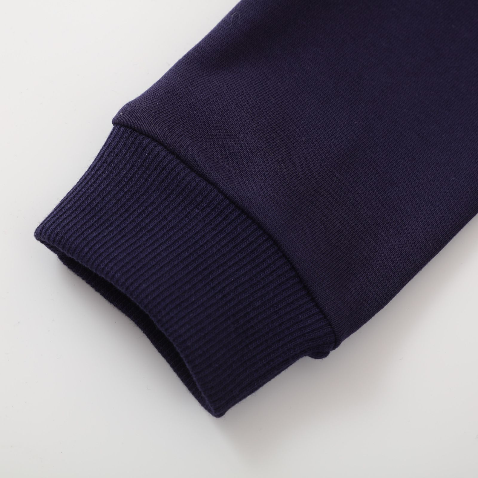 Jumping meters - 夜光圓領棉質長袖上衣/大學T-恐龍化石介紹-深藍色