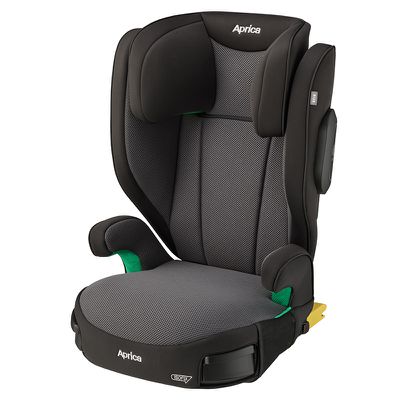 日本 Aprica - 3-12歲ISOFIX成長型汽座 RideCrew (灰褐黑II)