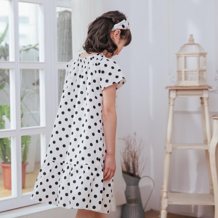 Bunny n Bloom - (童裝)微醺氣泡洋裝-小孩款-黑白