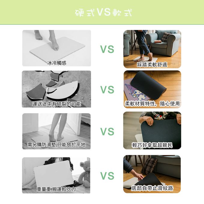 收納王妃 - Sanrio三麗鷗【貪吃布丁狗】 珪藻土軟式吸水地墊 浴室地墊 腳踏墊 吸水墊60X40X0.5cm