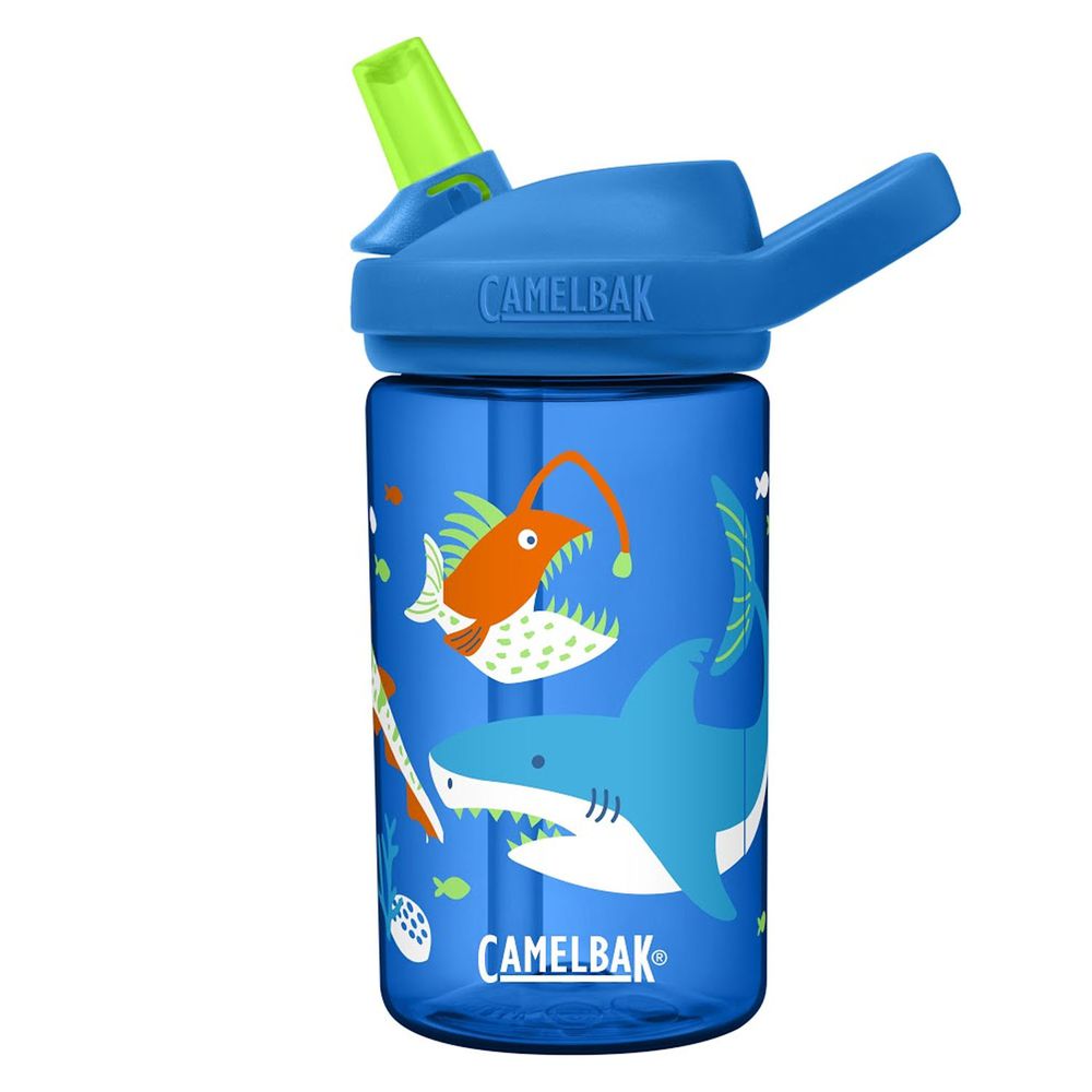 CamelBak - EDDY+ 兒童吸管運動水瓶-深海鯊魚 (400ml)