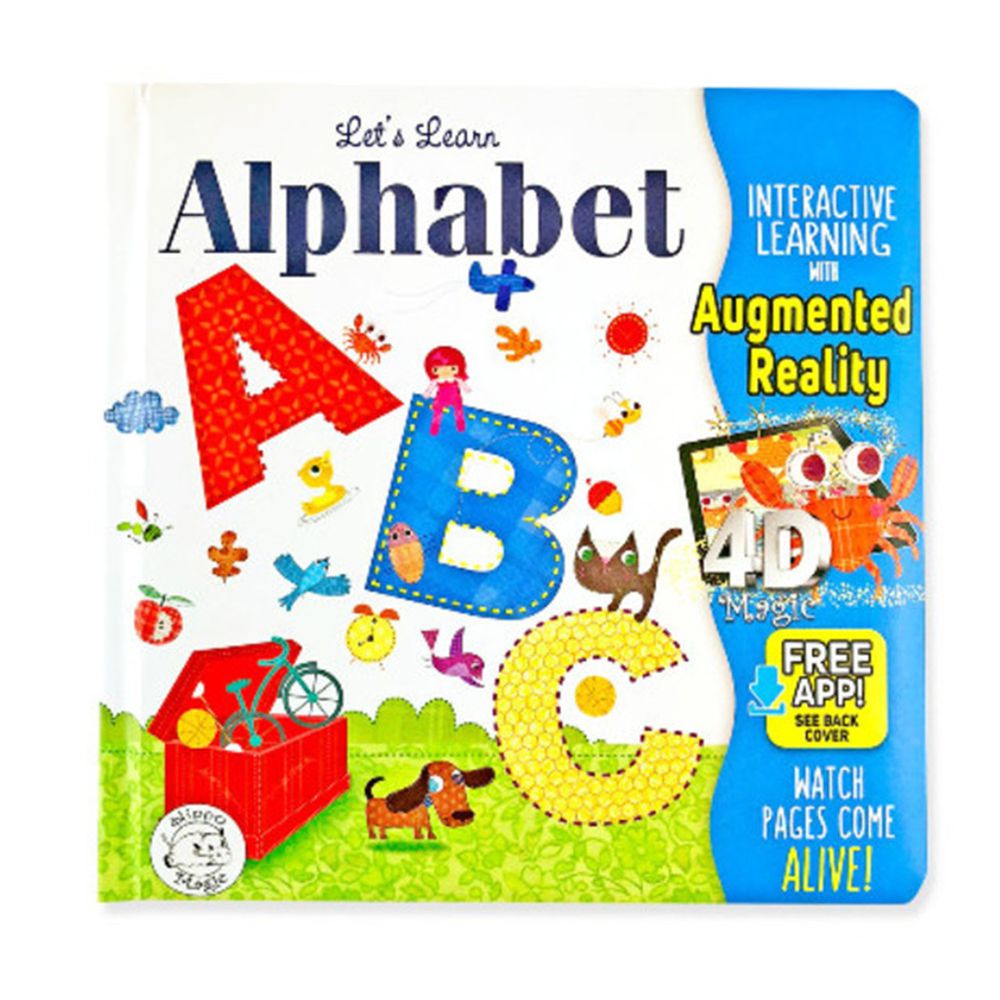 寶寶的第一本英文書：一起學ABC『4D書』Let’s Learn Alphabet Augmented Reality