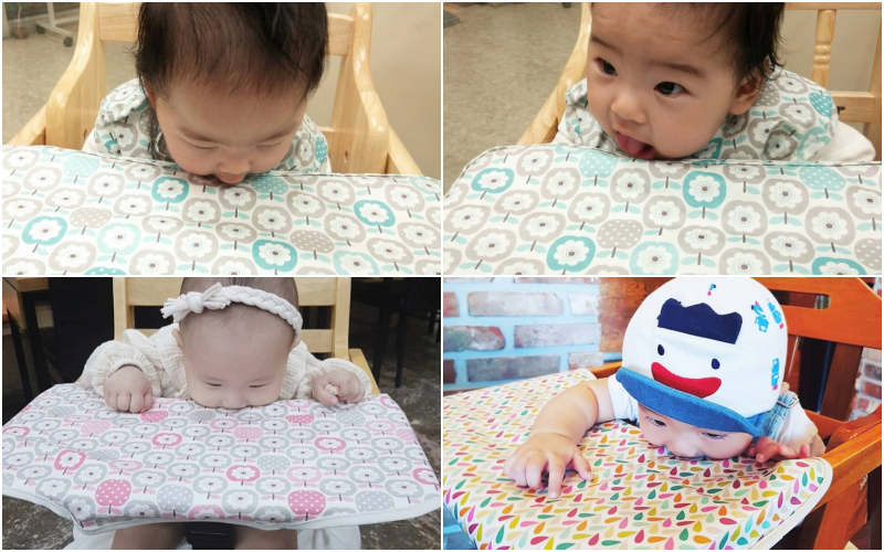 韓國 Babyclo - 多功能防水圍兜/圍裙(無袖)-粉紅大象