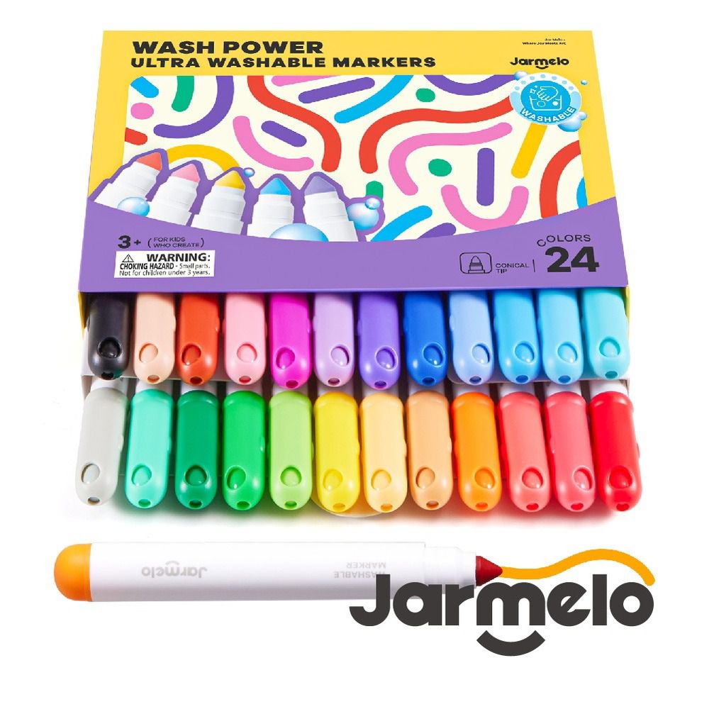 Wash Power 超水洗彩色筆(24色) JA99841