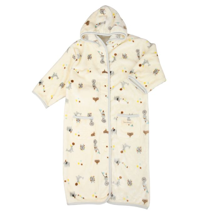 akachan honpo - 柔順可穿式毛毯-象牙白色 (100~110cm)