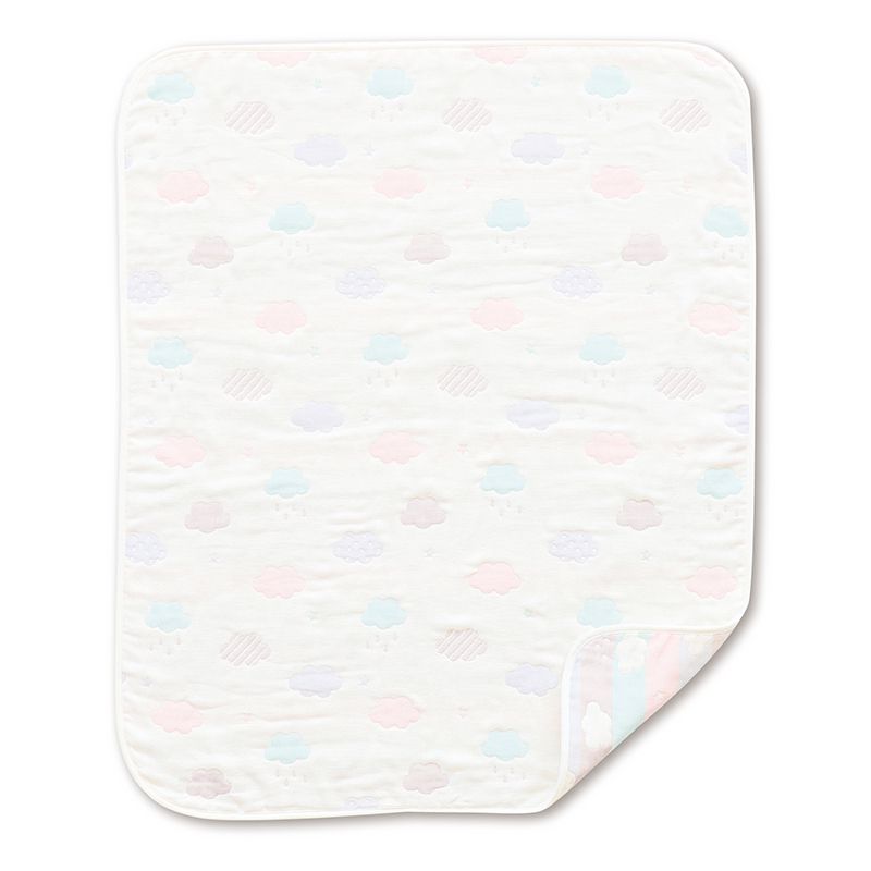 akachan honpo - 純棉6層棉紗被-象牙白色 (70×85cm)