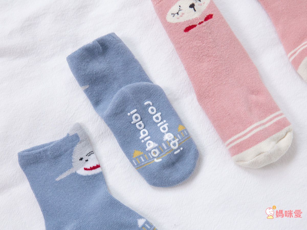 JoyNa - 立體耳朵踝襪(底部止滑)-2雙入-灰色樹懶+隨機1雙