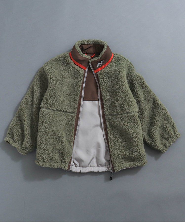 日本 BREEZE - 異材質雙面穿帥氣感外套-黑