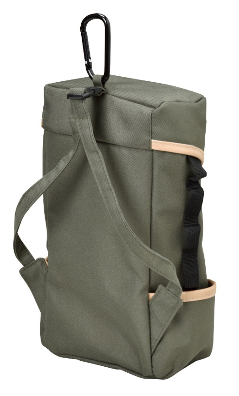 日本 Seto Craft - 露營風 背包造型衛生紙套-綠 (17x10x25cm)