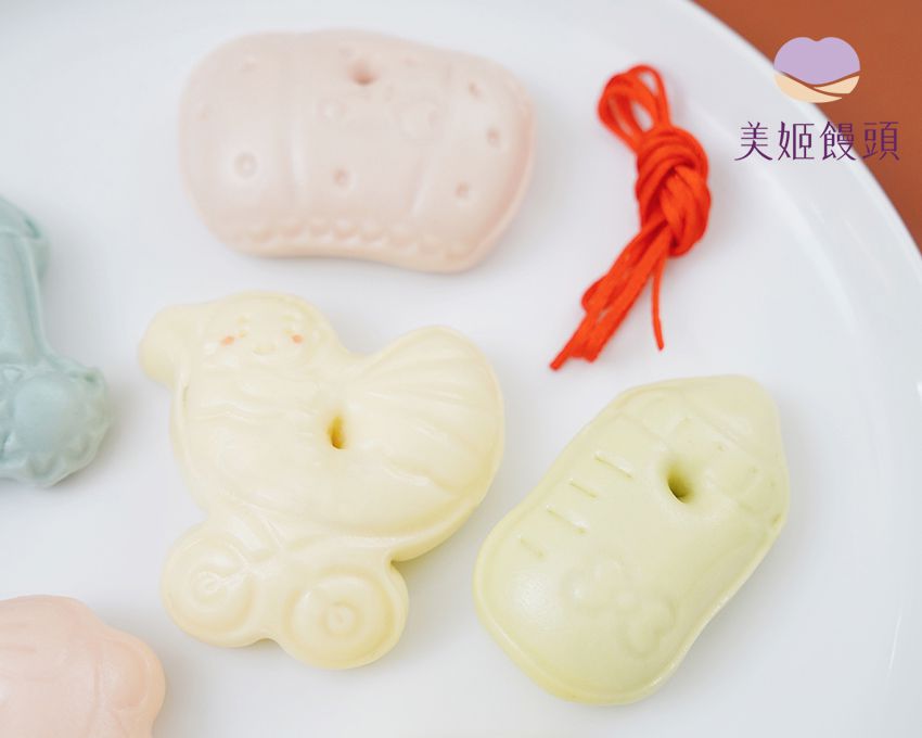 美姬饅頭 - 寶寶收涎饅頭-6入-20g/顆