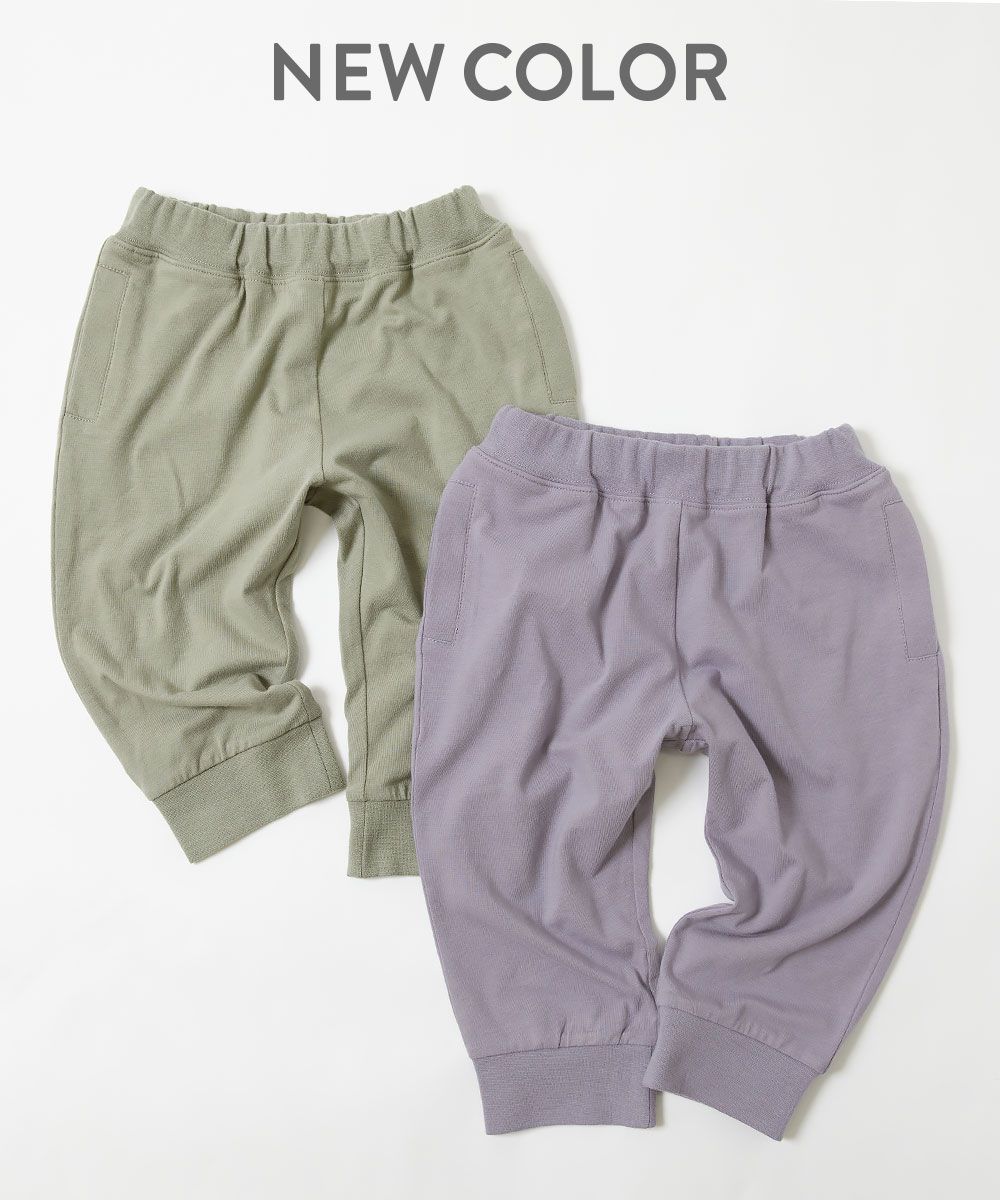 日本 devirock - 百搭舒適下擺束口七分褲-灰綠