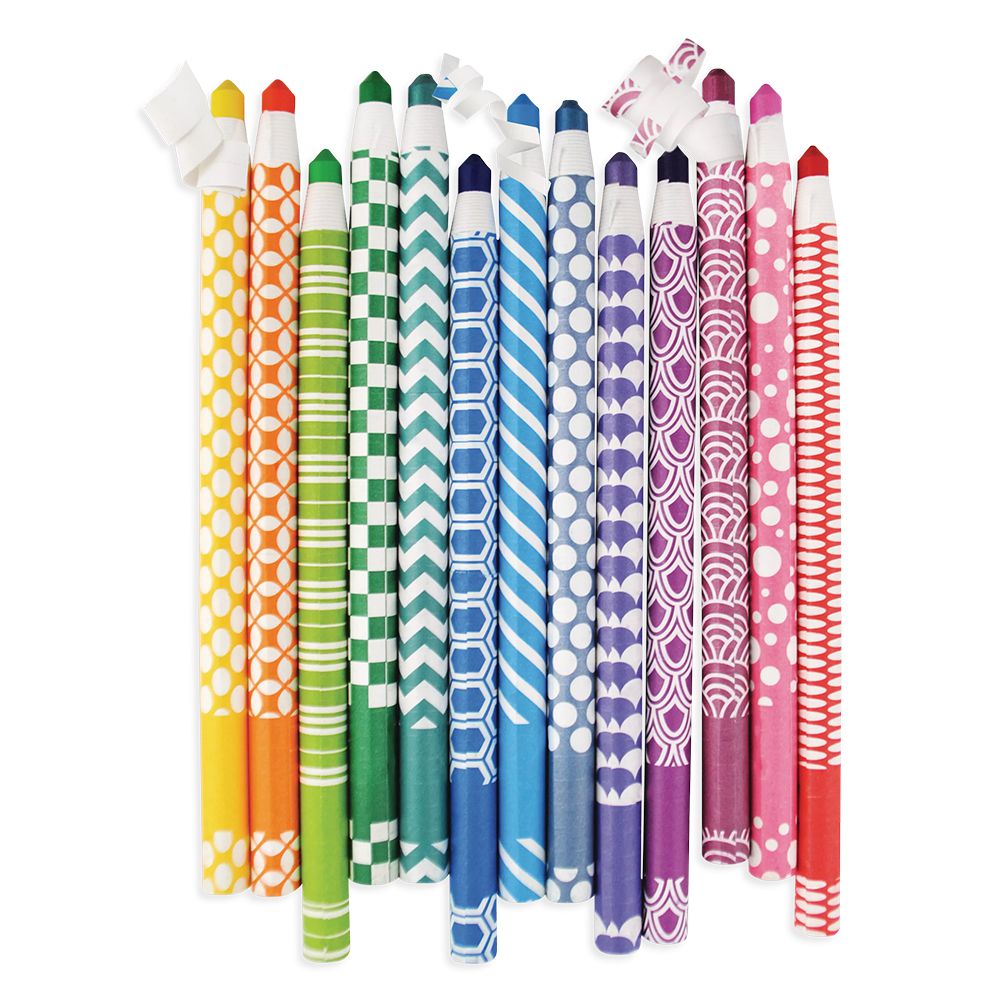 【兒童專用筆系列】手撕復古經典蠟筆 (12色入組)