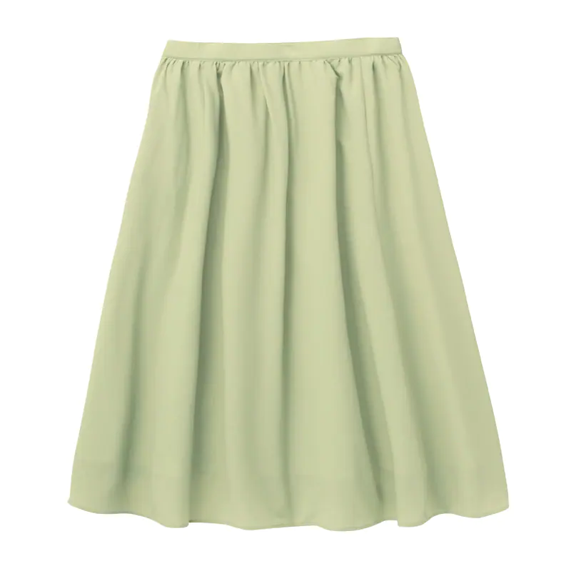 日本千趣會 - (孩子) 百搭七分長裙-薄荷