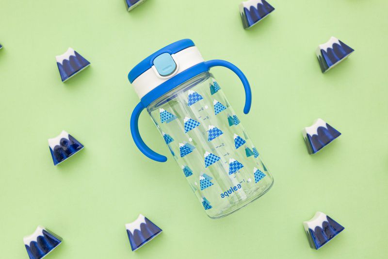 日本 Richell 利其爾 - 兒童隨身吸管水杯-福氣翁-320ml