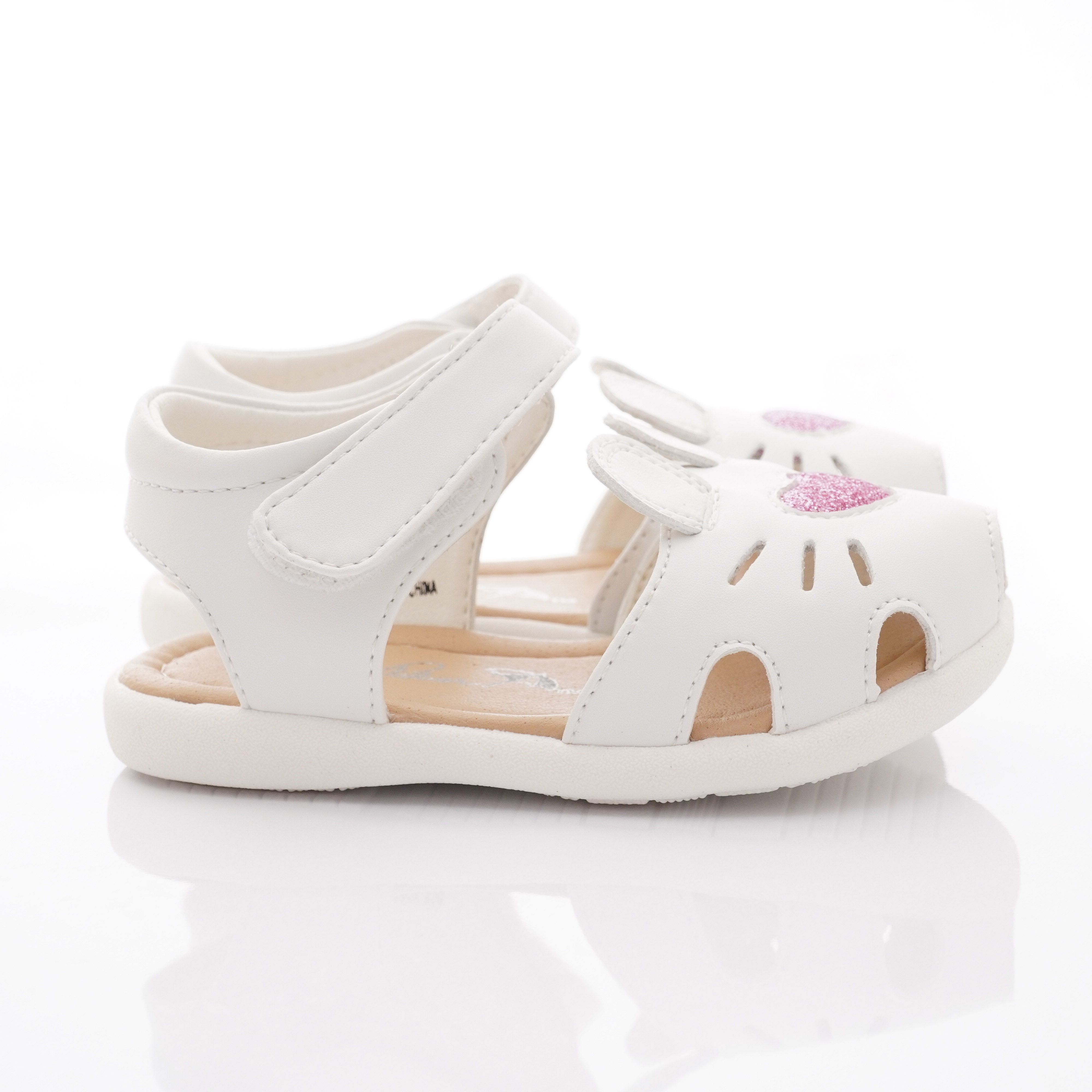 Arnold Palmer 雨傘牌 - 愛心造型涼鞋款(寶寶段)-白