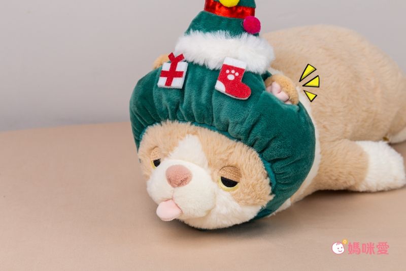 日本代購 - 麻花編織寵物帽/寵物頭套-酒紅 (M)