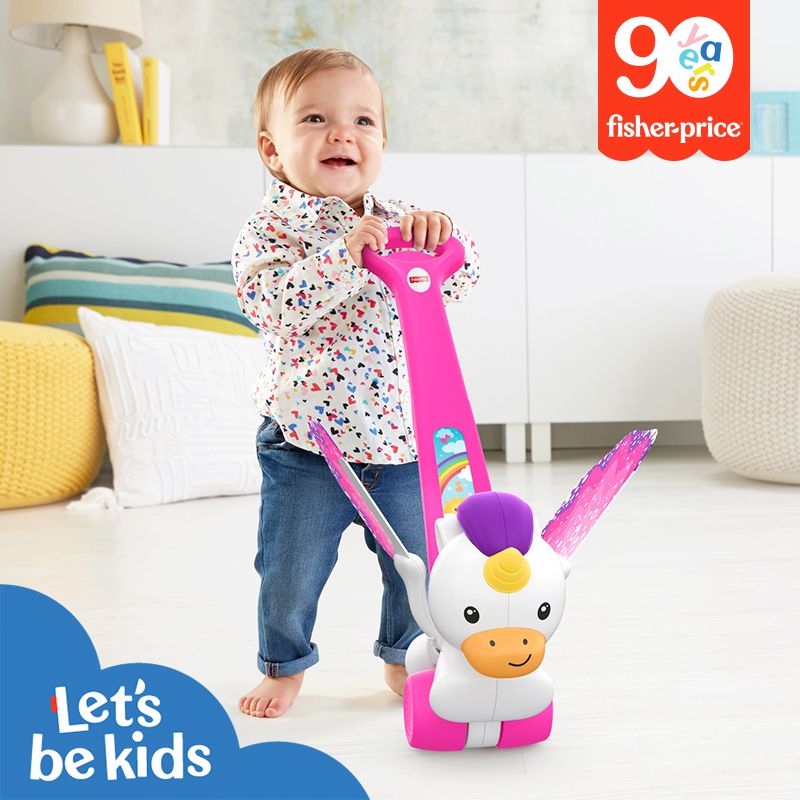 美國Fisher-Price 費雪 - 獨角獸學步車 (34.5*13*28cm)