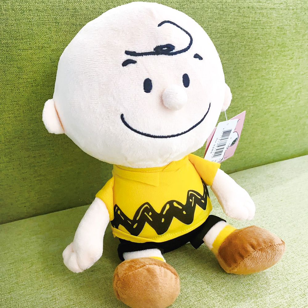 SNOOPY 經典 查理布朗 絨毛微笑玩偶-25CM