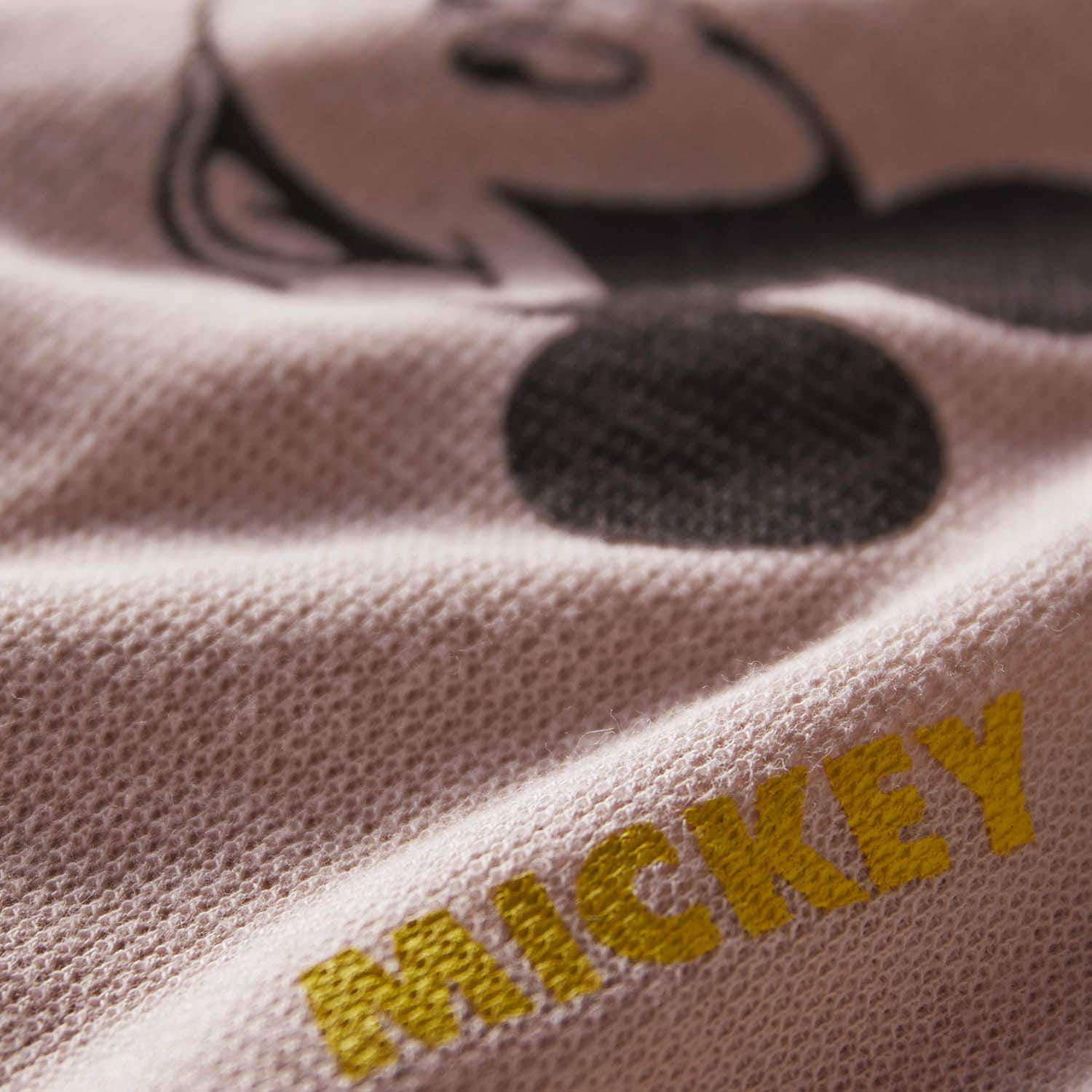 日本千趣會 - 迪士尼印花舒適短袖家居服-滿版米奇-可可棕