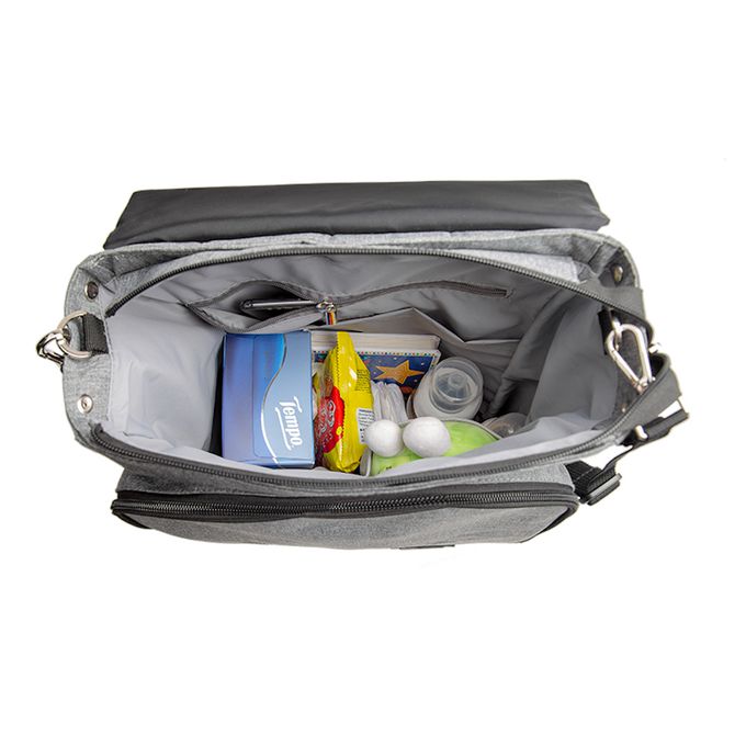 Heine 海恩 - 大尺碼媽媽後背包 歐美版型媽媽包 (WIN-HD06B)-黑灰