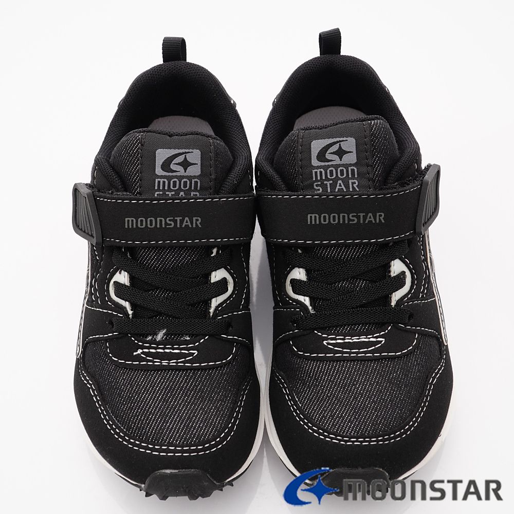 Moonstar日本月星 - 2E機能行銷主打款(中大童段)-黑