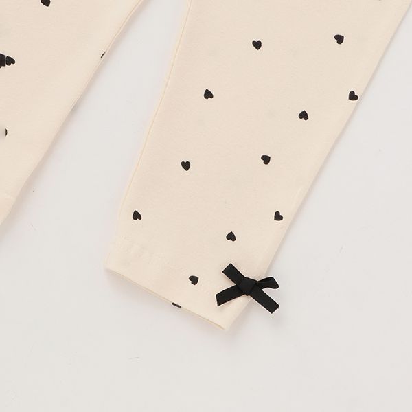 日本 petit main - 百搭女孩合身內搭褲-桃粉