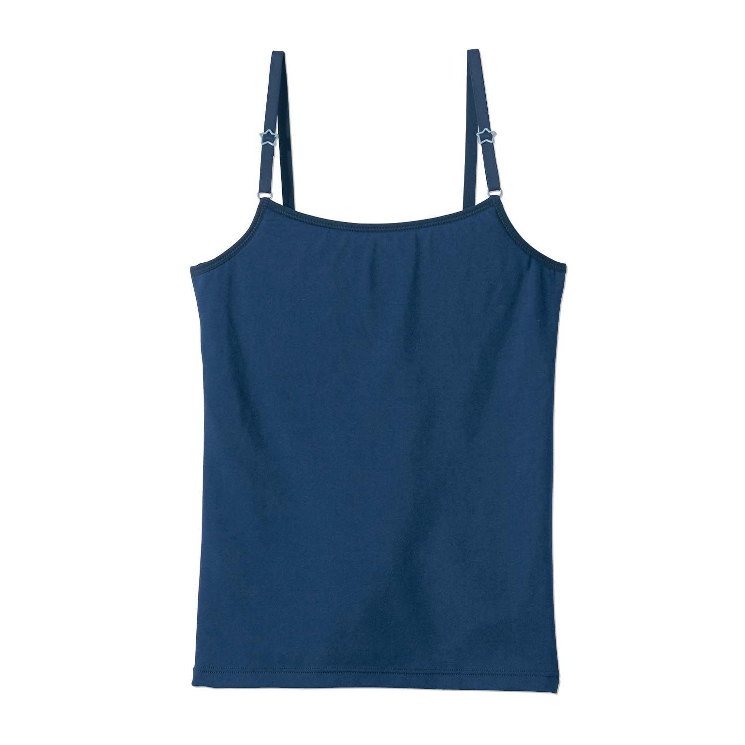 日本 Hummingchouchou - 附Bra少女內衣/內搭(肩帶可調)-深藍