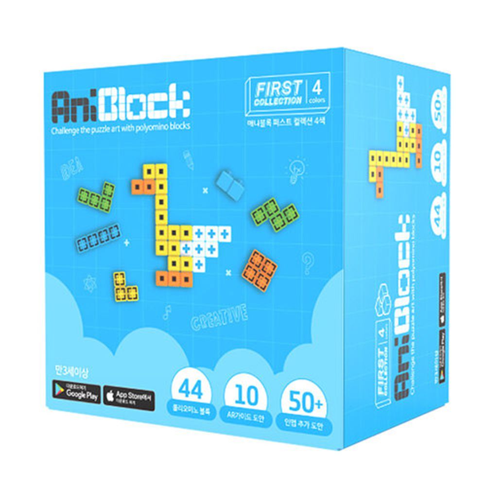 AniBlock 安尼博樂 - AR積木拼圖-4色