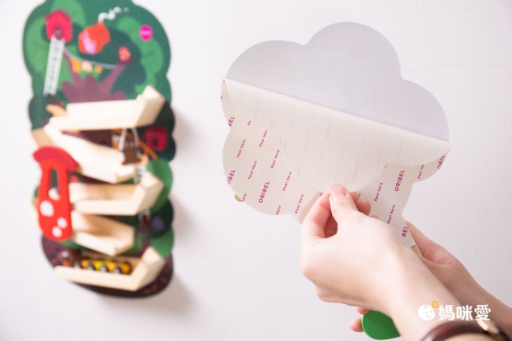 免收拾【新加坡Oribel】壁貼玩具，貼在牆上想玩就玩！