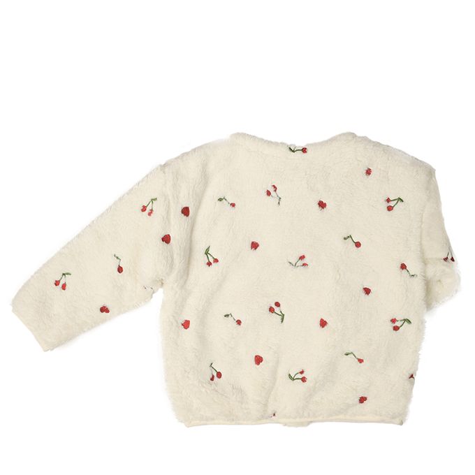 akachan honpo - 刷毛夾克-米白色