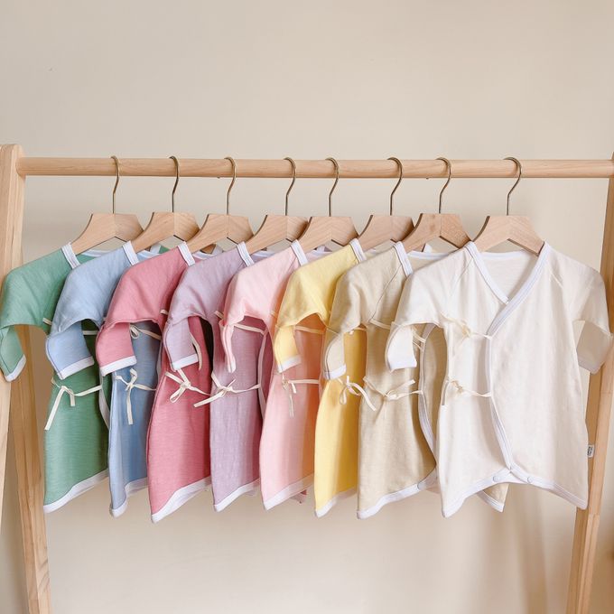 YOUrs - 新生兒好棉蝴蝶衣-雲朵白 (0-3個月)