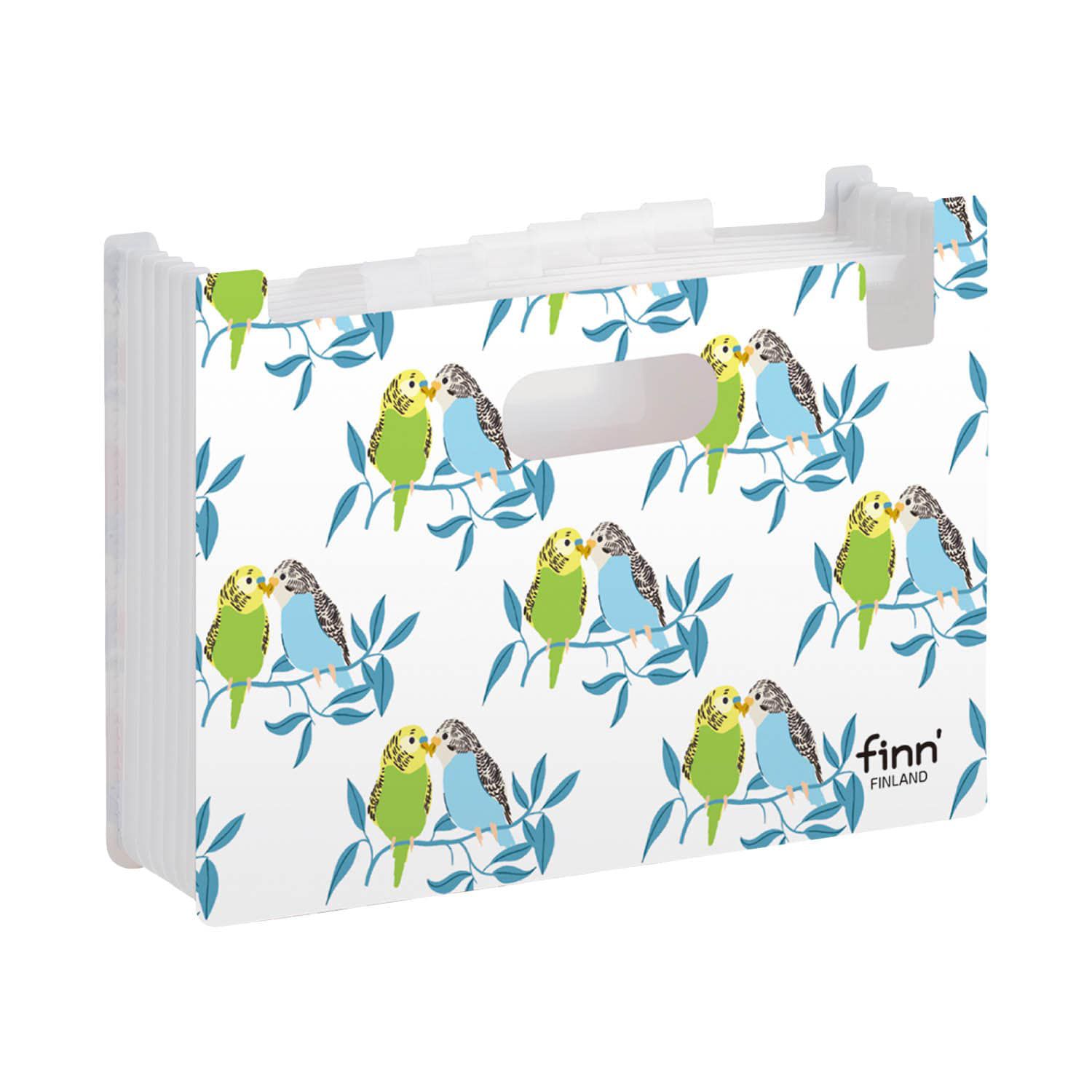 日本千趣會 - 北歐風 風琴式文件收納夾(可放A4)-療癒小狗 (33x23.5x2cm)