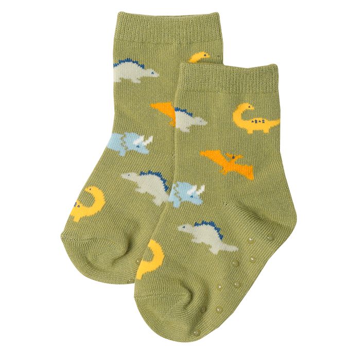 akachan honpo - 中筒襪5雙組-恐龍 (9~14cm)