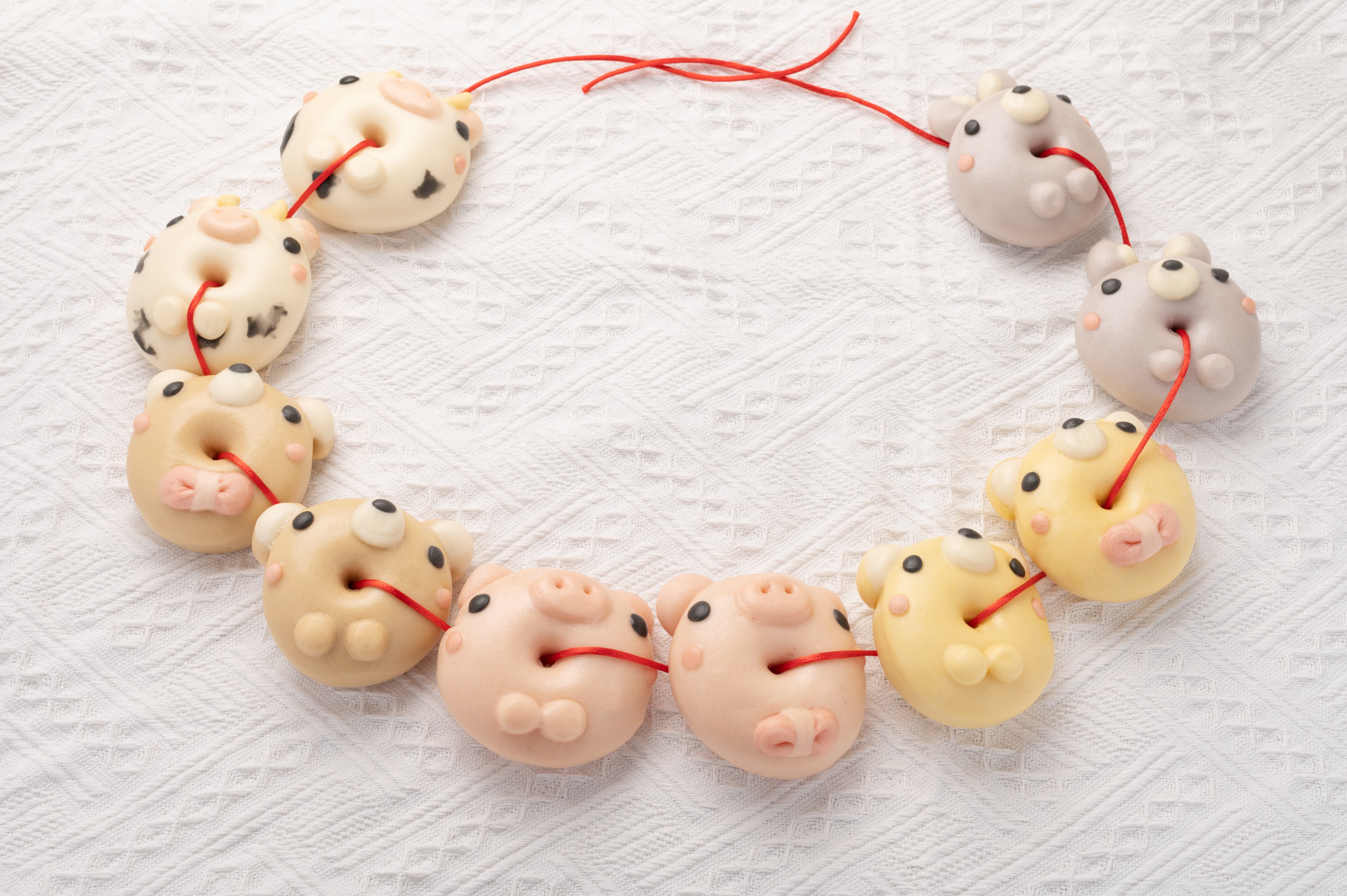 老甜媽手工饅頭 - 可愛小動物來陪我收涎-350克