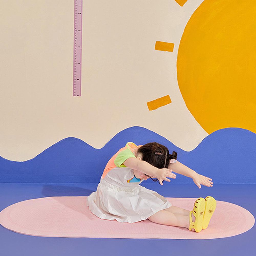 韓國lemonkid - 兒童靜音墊/瑜伽墊/跳繩墊(6mm厚)-玫粉色-長橢圓
