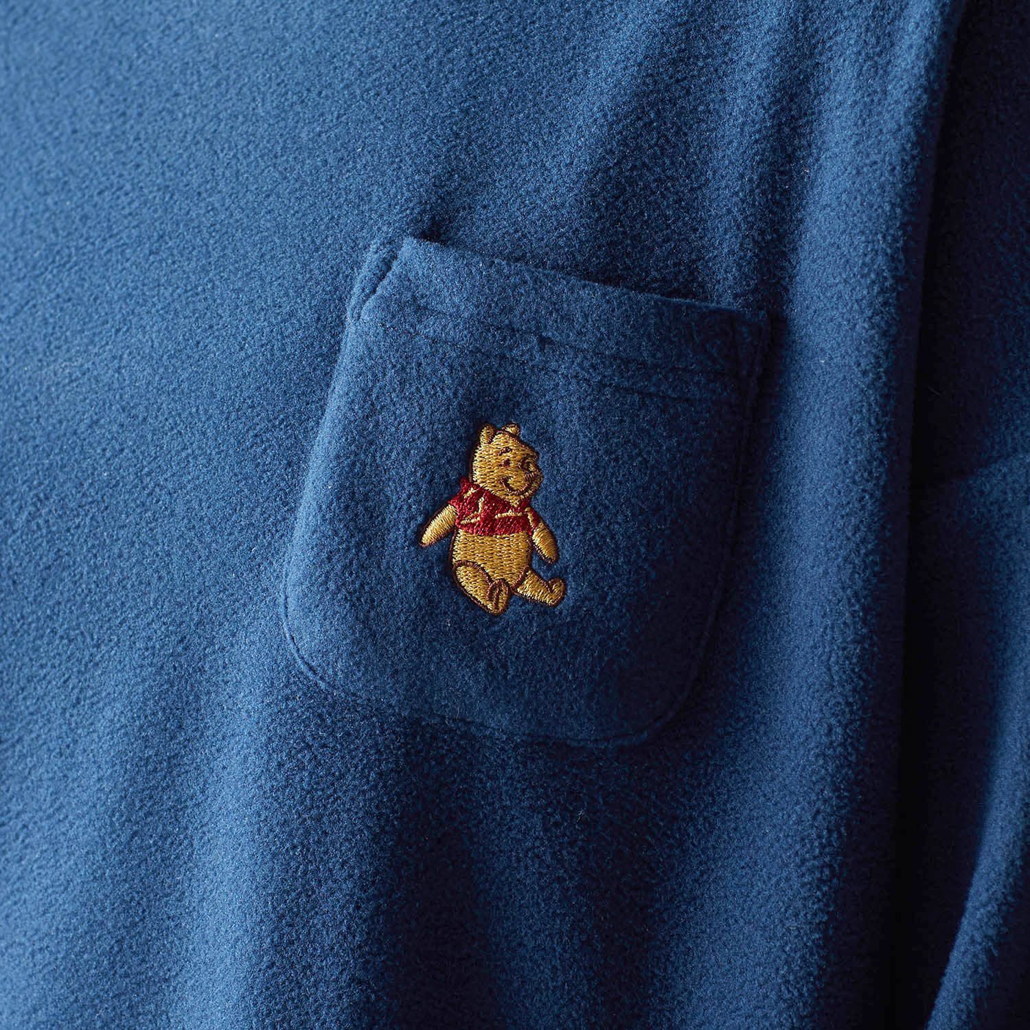 日本千趣會 - 迪士尼 柔軟長袖家居服-米奇-深灰x條紋