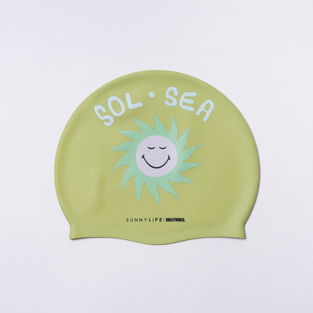 澳洲 Sunnylife - 泳帽-兒童微笑太陽泳帽 (21x0.5x22公分)